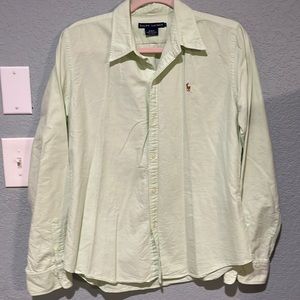 Ralph Lauren women’s size 12 slim fit, pale green